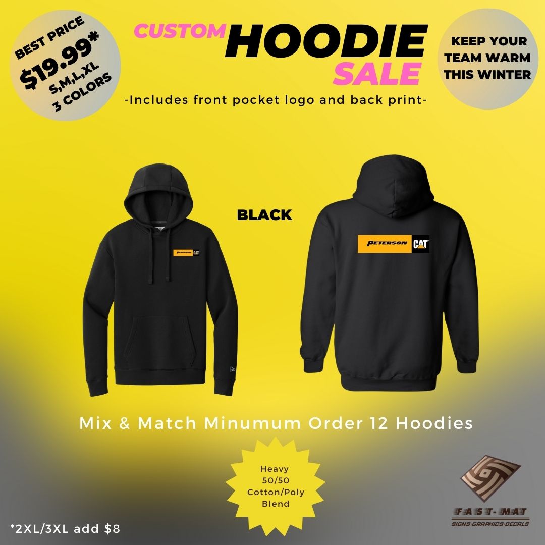 HEAVY WEIGHT COTTON BLEND HOODIE PROMO*