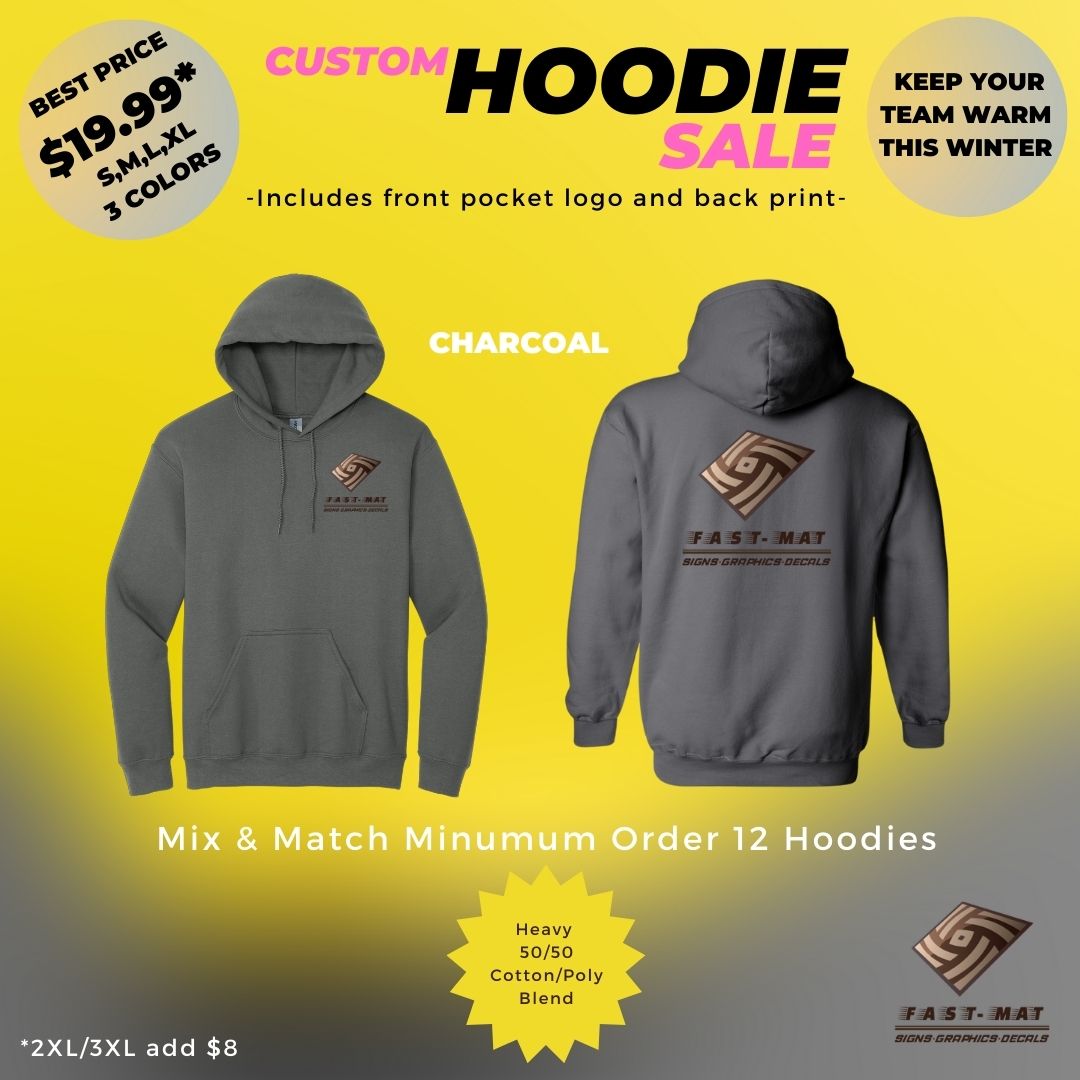 HEAVY WEIGHT COTTON BLEND HOODIE PROMO*